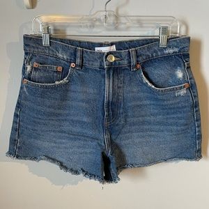 High rise Zara Jean shorts
